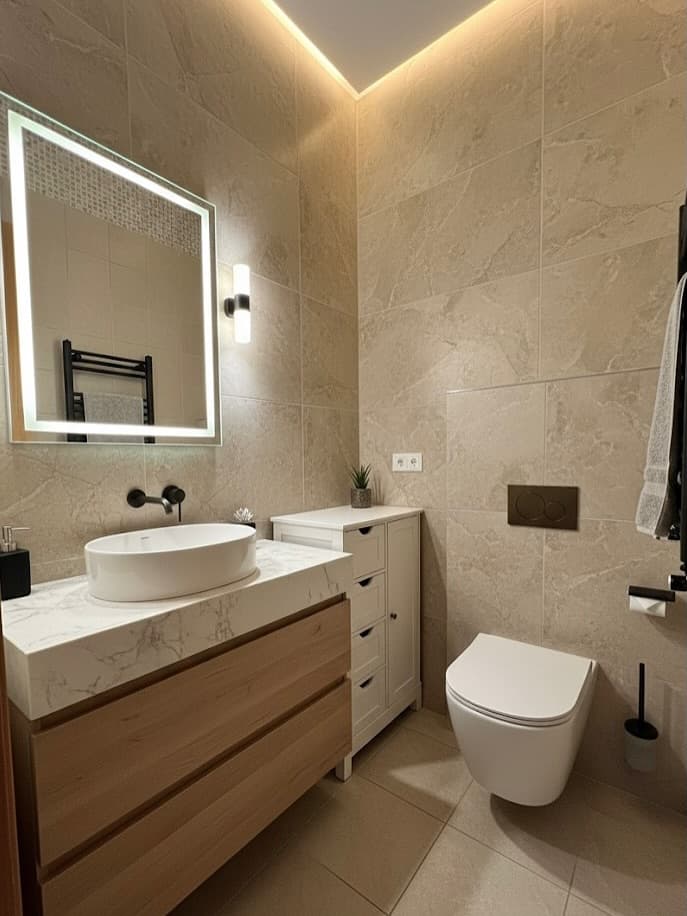 Baño Lujo Remodelado
